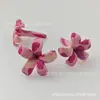 Accesorios de cuentas de flor de trompeta de arcilla suave de colores hechos a mano, flor de campana, flor de plumeria, componentes de joyería hechos a mano mini DIY simulados