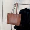 Bolsa tote retrô de alta qualidade feminina 2025 nova outono e inverno all-match grande capacidade bolsa de ombro de classe de estudante