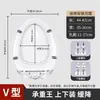 2025 Novo Estilo Chinês Material PP Tampa de Assento Sanitário Universal Espessada em Forma de U com Tampa Dupla Certificada CUPC