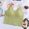 2.0 Ka beleza de volta envolto cinta torácica tubo top esportes ioga colete feminino push up peito grande cueca sem costura mulheres