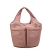 Bolso Cubo de Nailon Casual de Moda Estilo Coreano para Mujer 2025 Nuevo Modelo de Invierno Bolso de Mano Simple y Elegante Ligero