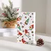 Saco de comida de Natal saco de doces atacado Saco de papel Kraft impressão de árvore de Natal l saco de embalagem sacola