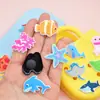 Pingentes de Sapato de Animais Marinhos Borracha Macia de PVC Decorações de Sapato do Mundo Subaquático Fivela de Sapato Removível DIY Decoração Atacado