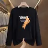 Camiseta Masculina de Manga Longa Nova Primavera e Outono 2025, Roupa Masculina da Moda, Tendência Gola Redonda, Camiseta Básica para Início de Outono