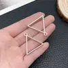 15 marcos de gota de pegamento plateados brillantes modelo amor hexágono forma de gota accesorios de colgante molde de patrón geométrico marco