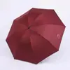 Guarda-chuva Automático UV para Sol e Chuva Proteção Solar Cola Negra Guarda-chuva de Sol Anti-UV Três Dobras Guarda-chuva de Publicidade Presente