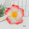 Flor de Hibisco Simulada Paquete de Materiales Hechos a Mano DIY Accesorios para Cadena de Flores Tocado de Hibisco Pasador Material Auxiliar de Flor Pose para Fotografía