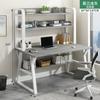 Estante de Mesa Integrada Mesa de Computador de Mesa para Casa Mesa de Estudo para Estudante de Quarto Mesa de Escrita Mesa de Escritório Simples