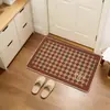Felpudo de Alfombra para Puerta de Entrada para Uso en el Hogar, Imitación Lino con Base de Goma, Felpudo Antideslizante, Felpudo Resistente a Manchas, Alfombra Anti-Sisal al por Mayor