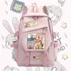 Mercancía de Anime de Zootopia: Mochila Escolar Primaria Judy y Nick Zorro, Unisex, Casual, Gran Capacidad, Bolso de Doble Hombro