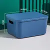 Caja de almacenamiento de escritorio engrosada Cesta de almacenamiento de cosméticos estilo japonés Caja organizadora de artículos varios Caja de almacenamiento de cocina Generación al por mayor