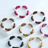 Joyería Transfronteriza Europea y Americana, Pulsera de Tubo Curvado Nueva, Moderna y Única, Versátil para el Trabajo Diario, Pulsera Elástica Multicolor