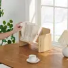 Sofá Pequeña Estantería Estante de Almacenamiento para Niños y Estudiantes Simple Almacenamiento de Escritorio Madera Maciza Simple Soporte de Libros de Madera