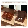Caja de Embalaje para Pulsera de Hilo de Madera Budista Colección Clásica Brazalete de Jade Colgante Caja de Almacenamiento para Artefactos de Jade de Hotan