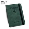 Estoque de fábrica capa de passaporte em PVC, porta-passaporte multifuncional para armazenamento de chip SIM e documentos, capa protetora para passagens de viagem