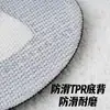 Alfombra de flocado para mesita de noche transfronteriza, tapete para el pie al lado de la cama del dormitorio, alfombra irregular de tufting blanco y negro con letras inglesas para la sala de estar