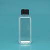 Botella de plástico transparente de 50 ml, con boca pequeña, para líquidos, para mascotas, subenvasada