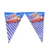 Banderines de Cumpleaños Transfronterizos para Fiesta Suministros Banner de Fiesta Desechable Bandera de Tirar Decoración de Ambiente Cadena de Banderines