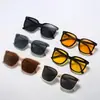 Modelo Nuevo 2025 Moda Infantil Elegante Sencillo Cómodo Moderno Montura Cuadrada Popular Estilo Coreano Gafas de Sol Infantiles para Niños Montura Completa