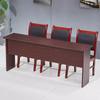 Mesa larga de conferencias de madera maciza mesa pequeña de sala de conferencias y silla mesa de conferencias alargada combinación de mesa y silla de entrenamiento de sala de conferencias de construcción de partidos