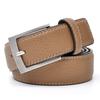 Cinturón para Hombre con Patrón de Lichi PU, Hebilla de Pasador de Aleación de Zinc, Cinturón para Hombre, Nuevo Modelo 2026, Venta al por Mayor de Cinturones Wenzhou
