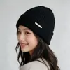 Gorro de Punto Grueso Casual Nuevo Otoño e Invierno Estilo Coreano para Mujer Gorro de Lana Caliente para Exteriores Protección para los Oídos Gorro para el Frío para Hombre