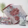 Nueva Toalla Jacquard de Gasa Algodón Puro Lavado de Cara Flor Cuadrada Grande Toalla de Mano para Colgar Toalla Cuadrada de Gasa Coreana para Bebé