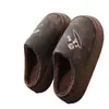Pantuflas de algodón denim retro para hombre, nuevas de otoño/invierno 2026, pantuflas de algodón gruesas, cálidas y antideslizantes para el hogar en interiores para hombre