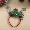 Faixas de cabeça de Natal em estoque de fábrica para compras transfronteiriças, faixas de cabeça e acessórios de cabelo para festas de Natal e festas de fim de ano, estilo europeu e americano