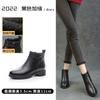 Botas Martin de Cuero Genuino Vintage con Forro Polar para Mujer, Botines Casuales Cortos para Combinar con Todo, Británicas de Tacón Grueso, Otoño e Invierno, Nuevas Botas con Forro Polar al Por Mayor