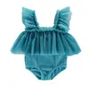 2026 Nuevo Traje de Baño para Niñas Estilo Princesa Malla Una Pieza Infantil Moderno Lindo Traje de Baño para Bebés Vacaciones