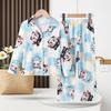 Pijamas de comercio exterior para niños y niñas, de manga larga, coreanos, para primavera y otoño, ropa de princesa para bebés y estudiantes, para el hogar, venta al por mayor