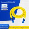 Fornecimento direto da fábrica cabeça de plástico silicone tubo de gás tubo de gás amarelo tubo de gás natural tubo anti-motim tubo de gás metálico