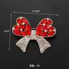 Broche Rojo Rosa para Mujer, Tendencia Nacional de Alta Gama, Broche de Corsage Clásico Chino, Accesorios para Abrigo Cheongsam de Flores