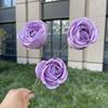 3 - cabeça única ruyi real rosa flor artificial casamento decoração de casa flor falsa atacado