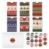 Hk076 Tarjetas de Felicitación Temáticas de Suéteres Navideños Feos para Adultos y Niños, Sobres para Tarjetas de Felicitación, Tarjetas de Felicitación de Suéteres Feos, Pegatinas