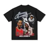 Camiseta de Manga Corta Estampada Vintage Estrella Americana Clarkson Curry Kobe Irving James Morant
