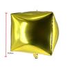 Balão tridimensional 4D balão de folha de alumínio balão redondo de futebol basquete balão de hélio decoração de ar flutuante 10 polegadas 18 polegadas 22 polegadas