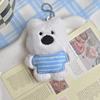 Creativo Dibujo Animado West Highland Scrub Cachorro Peluche Colgante Muñeca Linda Muñeca Bolsa Amigo de Pareja Colgante para Mujer