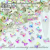 4*6mm Lazo Celebridad de Internet Joyería para Uñas Diamante Plano de Fondo Forma Especial Diamante Portátil para Uñas Recomienda Xiaohongshu Venta al por Mayor
