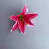 Flor de Simulação Flor de Lírio Sala de Estar Decoração de Casamento Flor Flor Falsa Buquê Lírio Pequeno Único