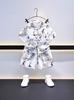 Traje de Manga Corta para Niño Estilo Chino Nuevo 2025 Verano Nuevo Ropa para Niños de Talla Pequeña y Mediana Ropa de Tendencia Nacional Set Retro de Dos Piezas para Bebé