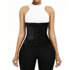 Moldeador de Cintura con Soporte Lumbar Multifuncional Faja para la Cintura Entrenador de Cintura Elástico para Mujer Tres Filas de Broches Compresión Abdominal Fuerte Pinza para la Cintura