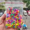 Bolas Sólidas de Plástico 1cm 2cm 2,5cm Bolas de Contagem Material Didático de Matemática Brinquedos de Pista Bolinhas Coloridas
