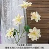 Flores Artificiales con 5 Cabezas de Flores de Begonia, Materiales Florales para Bodas, Hierba Semilla Negra, Flores Decorativas Jardín Monet, Accesorios para Fotografía, Flores Falsas