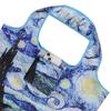 Bolsa de Protección Ambiental Explosiva Transfronteriza Serie de Pinturas Famosas Van Gogh Estrella Bolsa de Compras Plegable de Dibujos Animados Bolsa de Almacenamiento Portátil