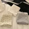 "O Tempo Abriu" Estilo Pastoral Algodão Puro Roupa Íntima Feminina 10A Antibacteriana Entrepernas Estendido Respirável Calcinha de Cintura Média para Meninas