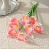 Lirios de cala artificiales de PU, flores artificiales para bodas, decoración del hogar, arreglos florales de mesa, venta al por mayor transfronteriza de Amazon