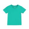 Camiseta Pesada para Niños, Algodón Peinado, Color Sólido, Manga Corta, Tallas Medianas y Grandes para Niños, Que Absorbe la Humedad, Cuello Redondo