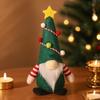 Semanal Transfronterizo Nueva Decoración Navideña Adornos de Muñeco de Pie Sin Rostro Árbol de Navidad Sombrero de Cinco Estrellas Muñeco de Rodolfo